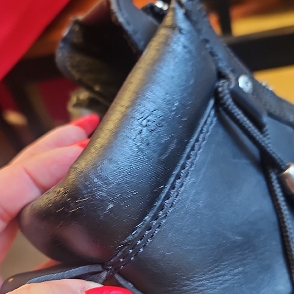 Biker, Heavy, Leather, Winter, Classic, Men, Silver, Casual, Moto, Work, Women - Picture 7 of 17